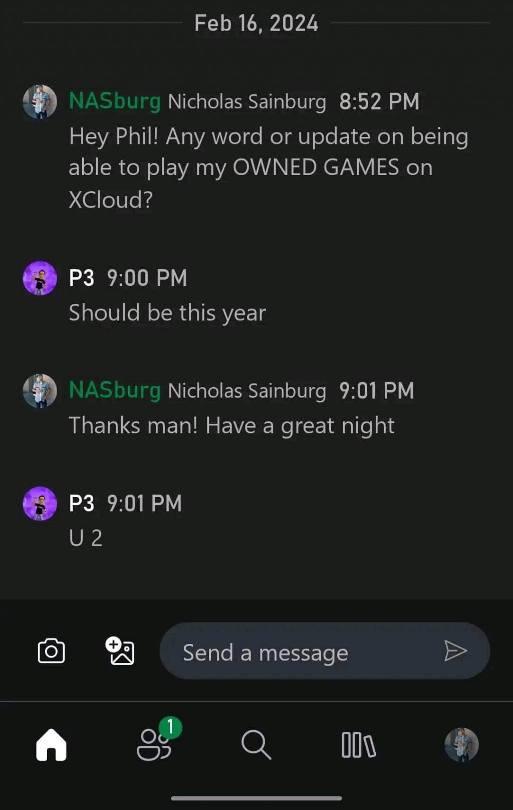 微软斯宾塞：Xbox 云游戏今年将支持玩家畅玩已购游戏