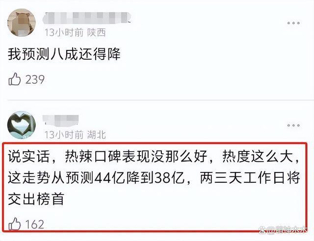 《热辣滚烫》被质疑票房注水，开工第一天暴跌，冠军要没了？