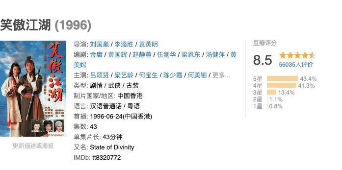 五版令狐冲，还包括两个影帝！谁是真的“落拓侠士”？