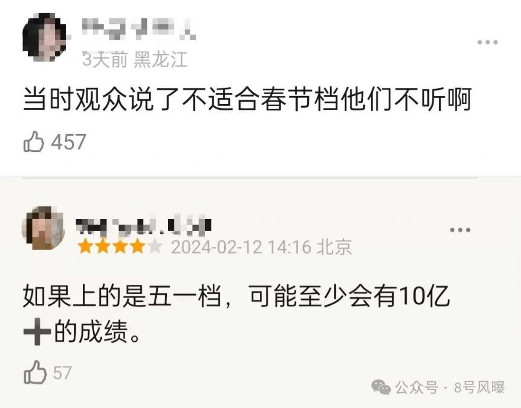 2024春节档：4部撤档4部鏖战，贾玲票房口碑双赢