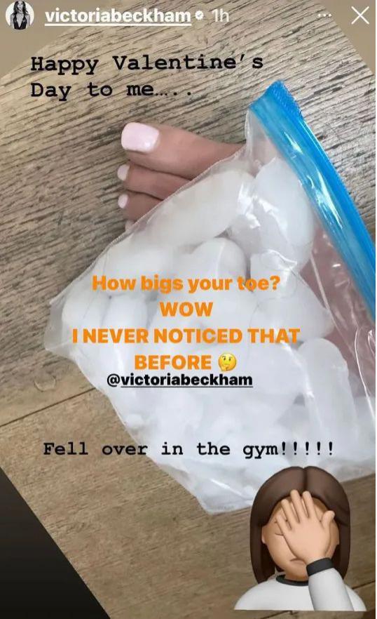 贝嫂突发意外受重伤,如今得靠拐杖行走.