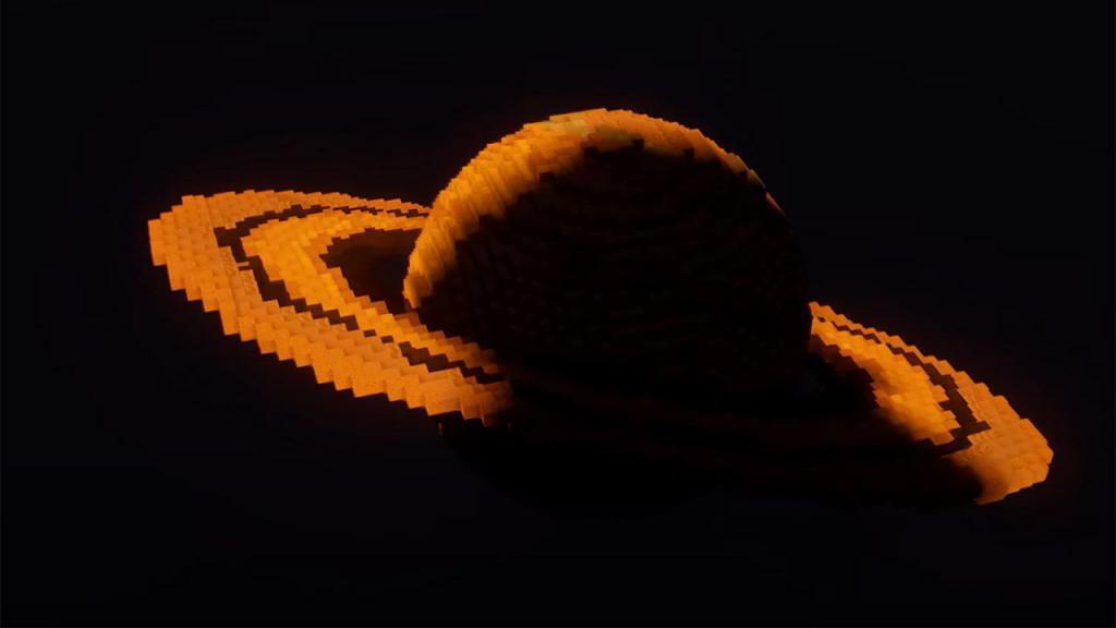 玩家在《我的世界》游戏中等比例还原整个太阳系