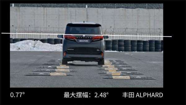 理想MEGA远超丰田埃尔法：40km/h速度过减速带摆幅仅1.92° 底盘更稳