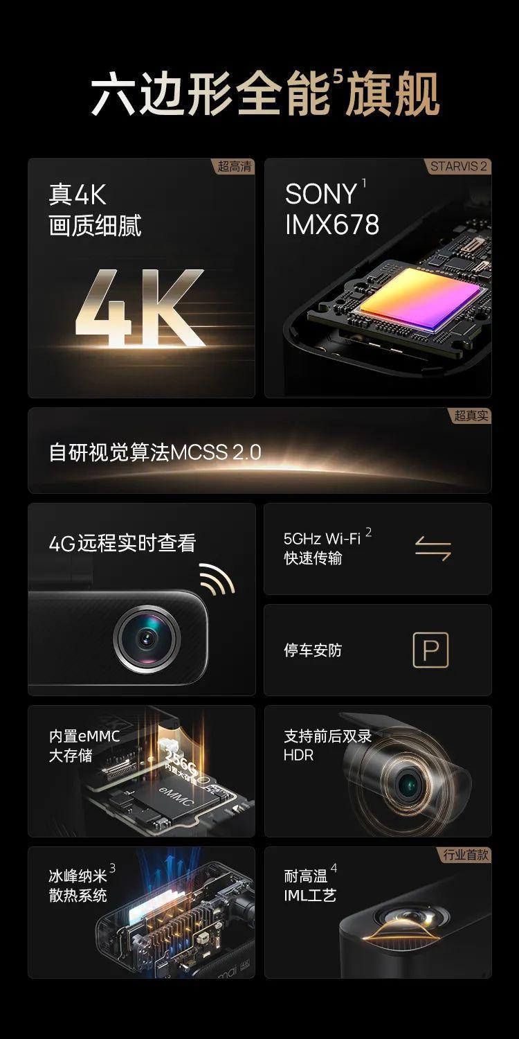 70 迈 4K 智能行车记录仪 M800 发布，首发价 699 元起