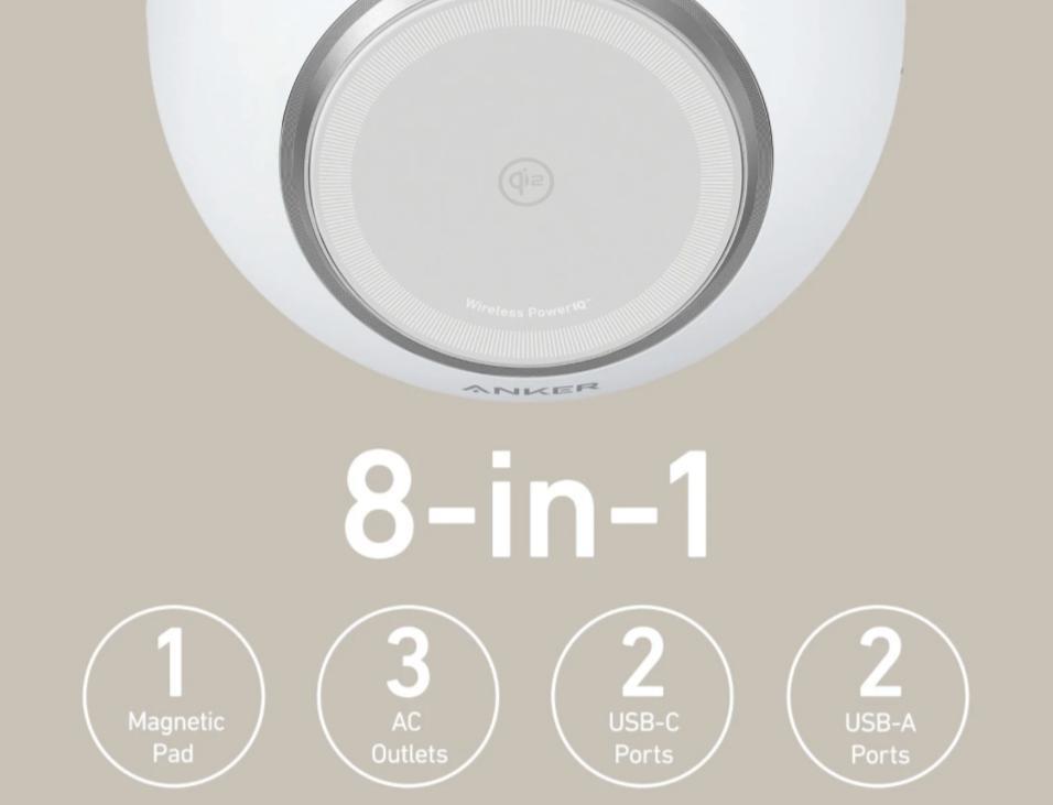 安克 6 款 Qi2 无线充电外设亮相 MWC 2024，含支架移动电源等