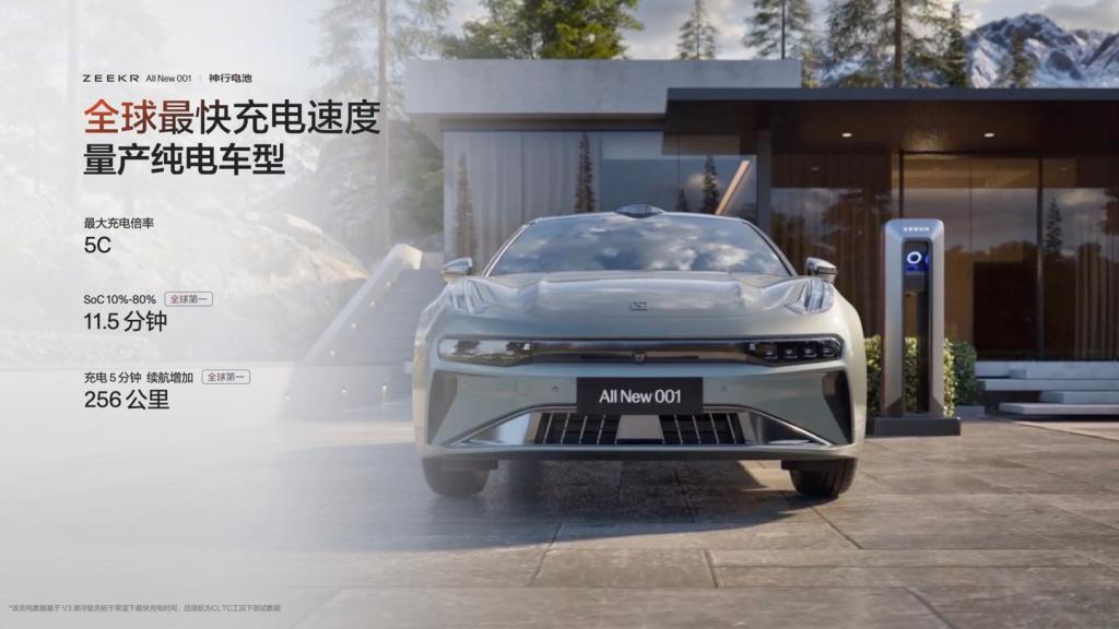 极氪 001 上市至今已销售 160996 辆车