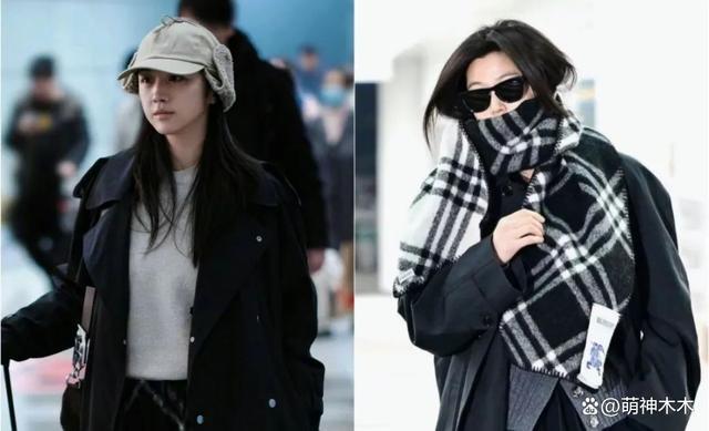 汤唯全智贤出发时装周，两人素颜出镜，汤唯一身行头8万