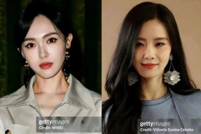 唐嫣对比刘诗诗，骨相老去和皮相老去的差距一目了然