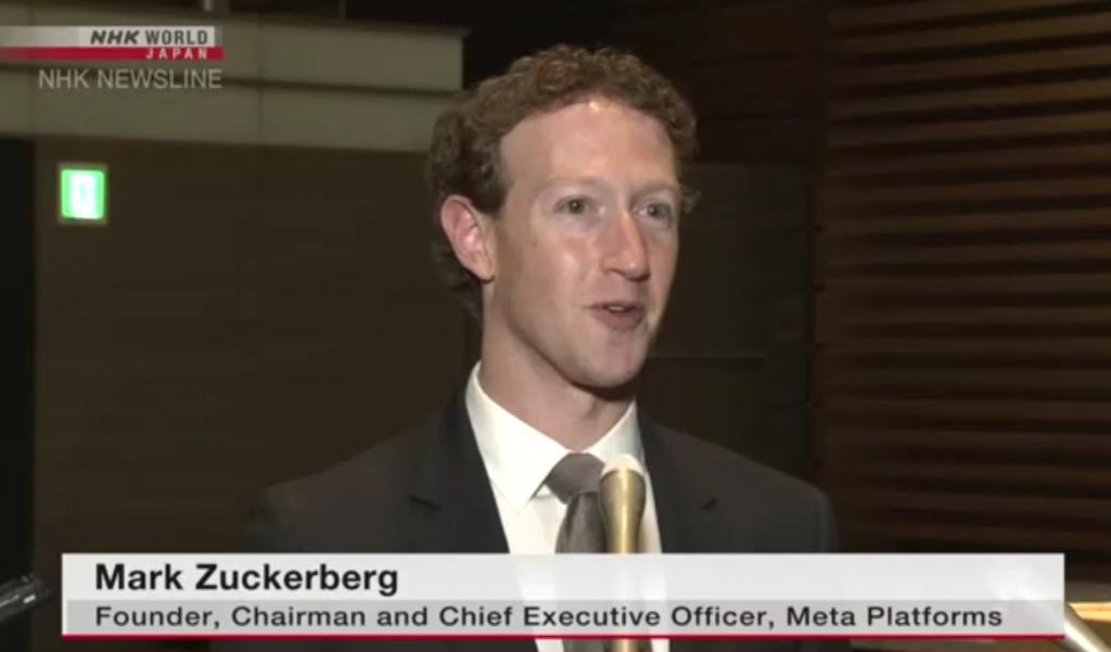 扎克伯格亚洲行接连拜会日韩元首 共商AI芯片、XR产业布局