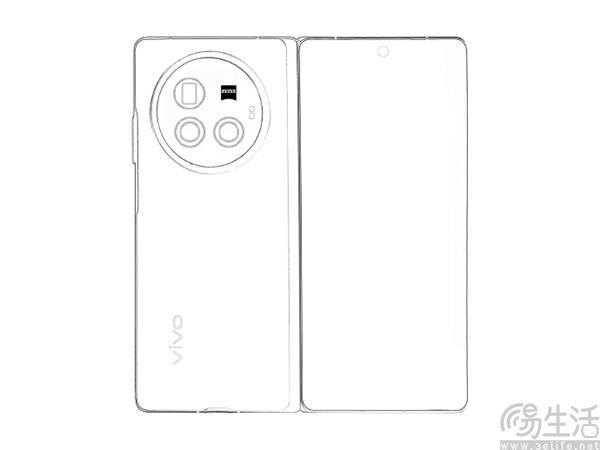 vivo X Fold3系列新机线稿曝光，更多配置揭晓