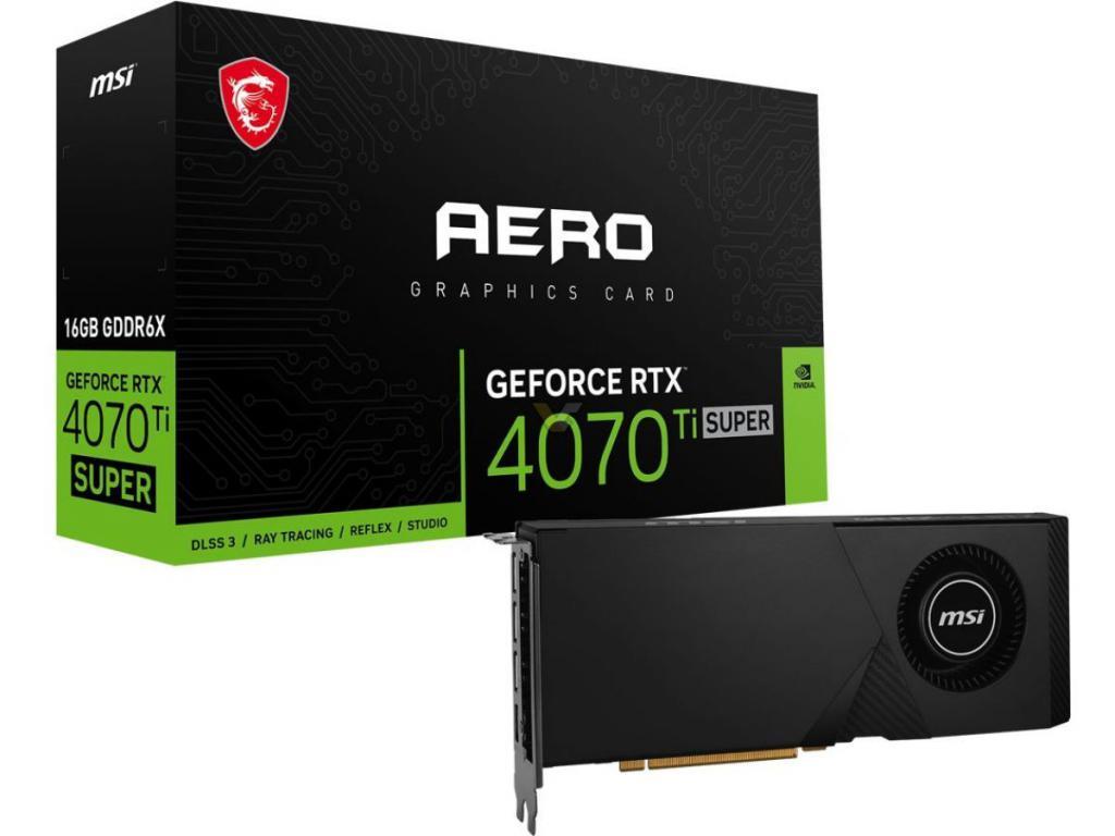 微星将推 Expert 和 Aero 版 RTX 4070 Ti Super 显卡