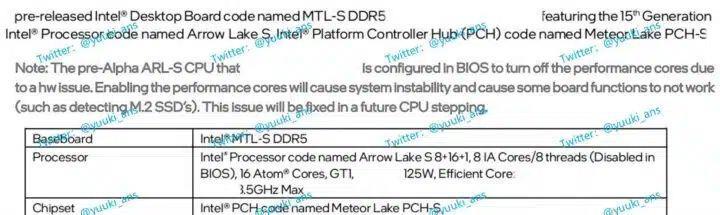 英特尔酷睿 i7-15700K / i9-15900K 规格曝光