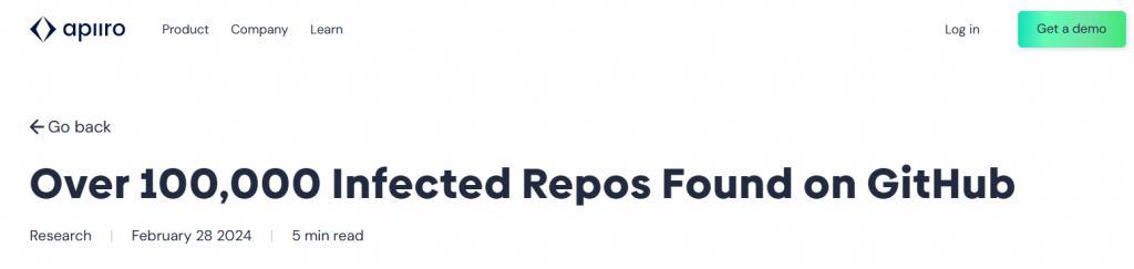 微软 GitHub 遭大规模攻击，安全专家称超过 10 万个存储库被感染