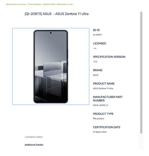 只有12W？华硕Zenfone 11 Ultra无线充电功率曝光