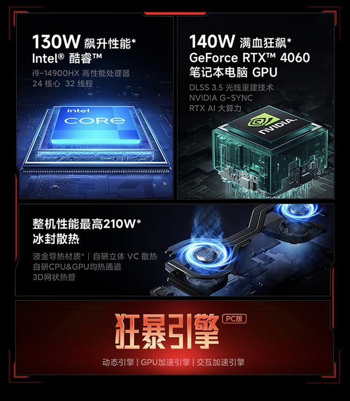 小米 Redmi G Pro 2024 游戏本上架：至高 i9-14900HX   RTX 4060