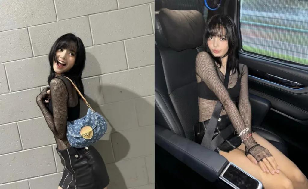 Lisa进霉霉演唱会就像去串门，网友：这是天王想要的排面