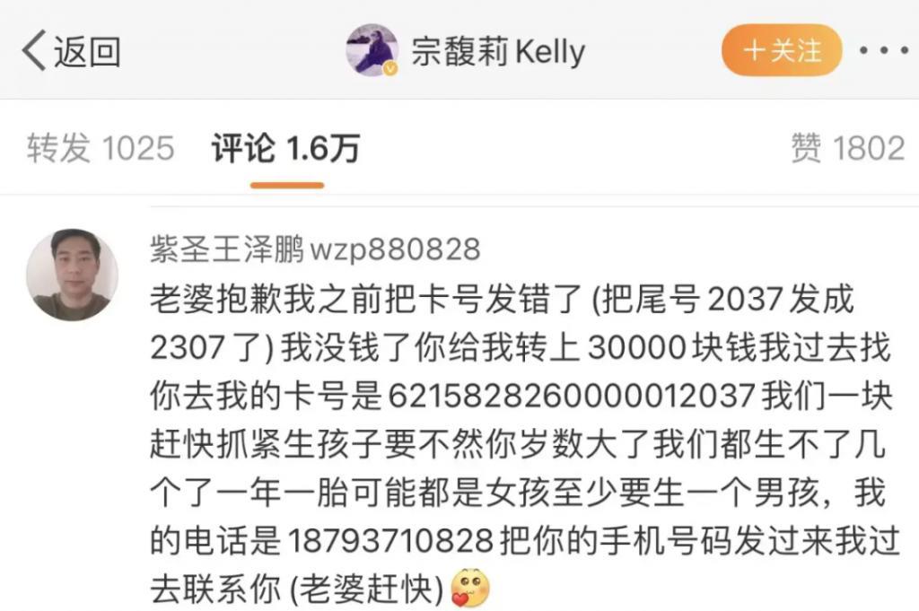 宗馥莉：放弃王力宏，继承500亿