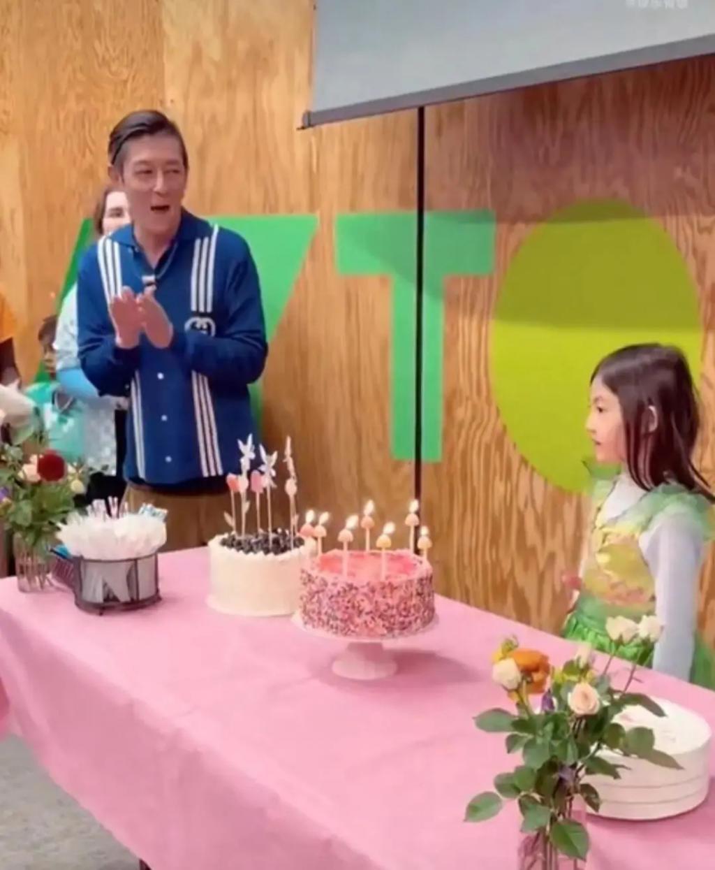 陈冠希为7岁女儿办生日派对，43岁状态衰老引热议