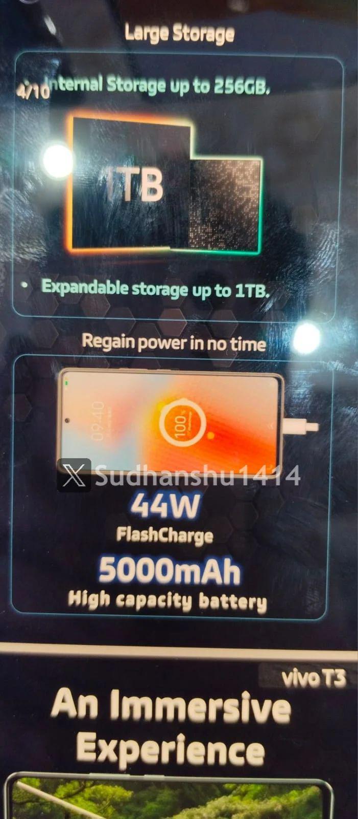 vivo T3 5G 手机渲染图曝光：6.67 英寸屏幕、天玑 7200 芯片