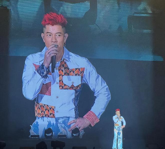 方媛全家助阵郭富城演唱会，2个女儿不停向爸爸挥手