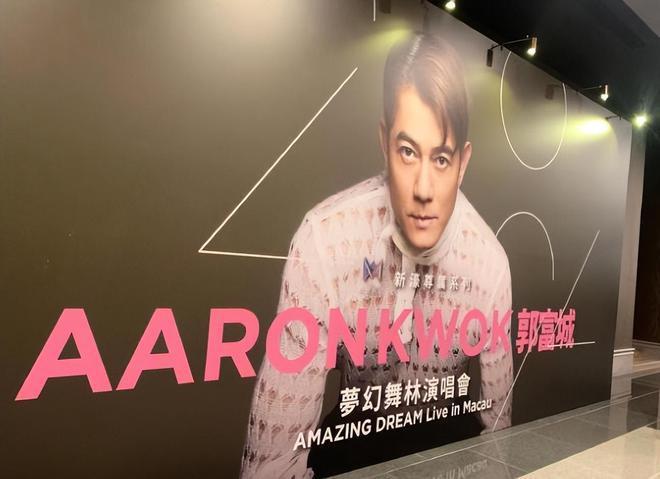 方媛全家助阵郭富城演唱会，2个女儿不停向爸爸挥手