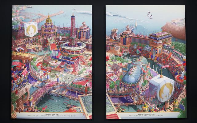 藏了8个吉祥物，巴黎奥运会官方海报细节丰富